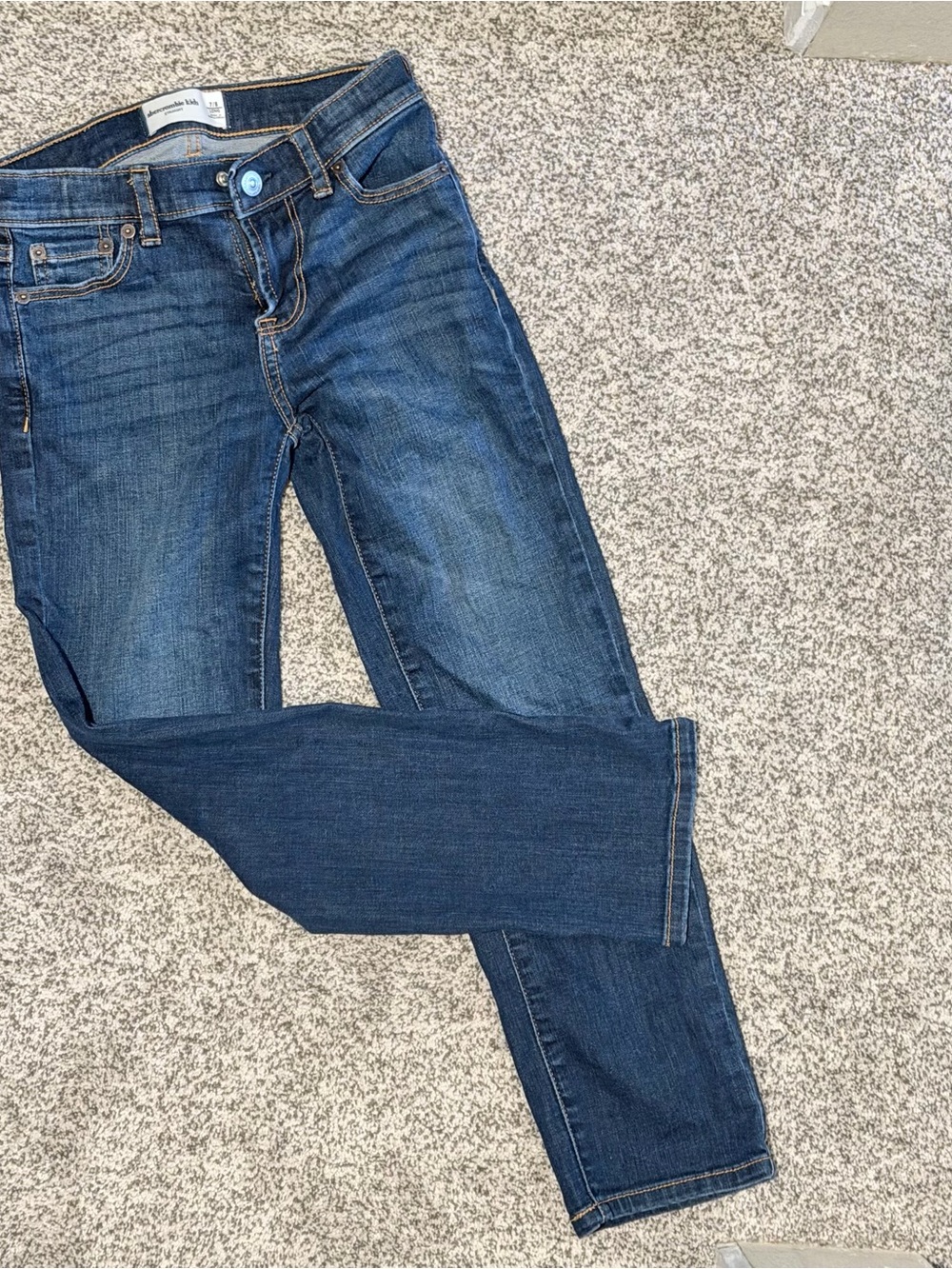 abercrombie kids Dark Blue Straight Jeans